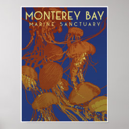 Seeraum Monterey Bay; Quallen Poster