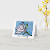 Seerose Karte (Gelbe Blume)
