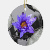 Seerose Keramik Ornament (Links)