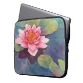 Seerose Laptopschutzhülle (Vorderseite Links)