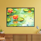 Seerose Leinwanddruck (Insitu (Wohnzimmer))