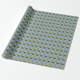 Seerosee Vogel Geschenkpapier