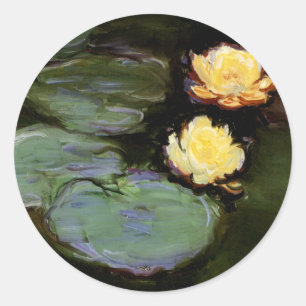 Seerosen: 1897-98 von Monet Runder Aufkleber