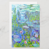 Seerosen-38 Briefpapier (Vorne/Hinten)