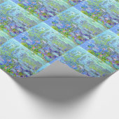 Seerosen-38 Geschenkpapier (Ecke)