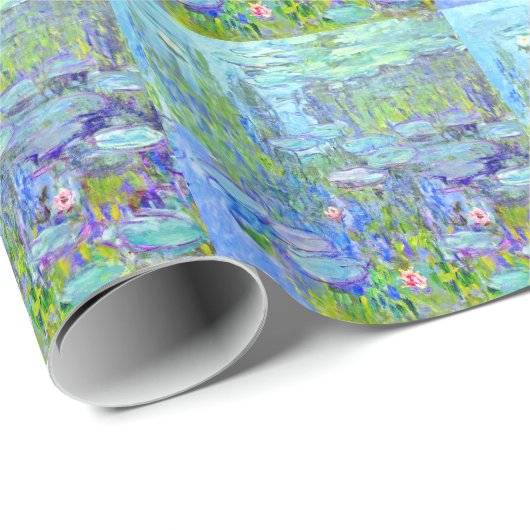 Seerosen-38 Geschenkpapier (Rolleneckpunkt)