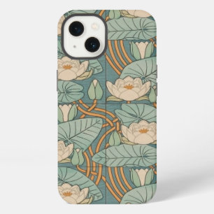 Seerosen Art Nouveau Natur iPhone 13 Hülle