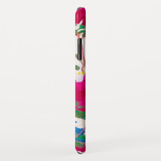 Seerosen aus Japan - Magenta, gelb blau Case-Mate iPhone Hülle (Hinten/Rechts)
