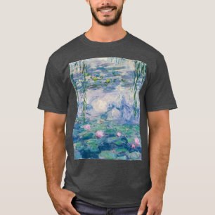 Seerosen Claude Monet Fine Art retro T-Shirt