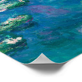 Seerosen, Claude Monet Poster (Ecke)