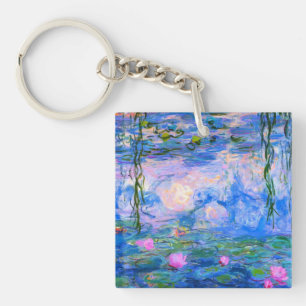 Seerosen Claude Monet Restauriert Schlüsselanhänger