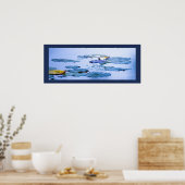Seerosen Foto Poster (Küche)