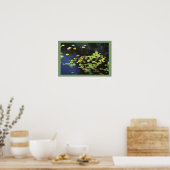Seerosen Foto Poster (Küche)