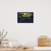 Seerosen Foto Poster (Küche)