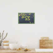 Seerosen Foto Poster (Küche)