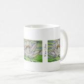 Seerosen Kaffeetasse (VorderseiteRechts)