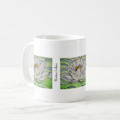 Seerosen Kaffeetasse (Vorderseite Links)