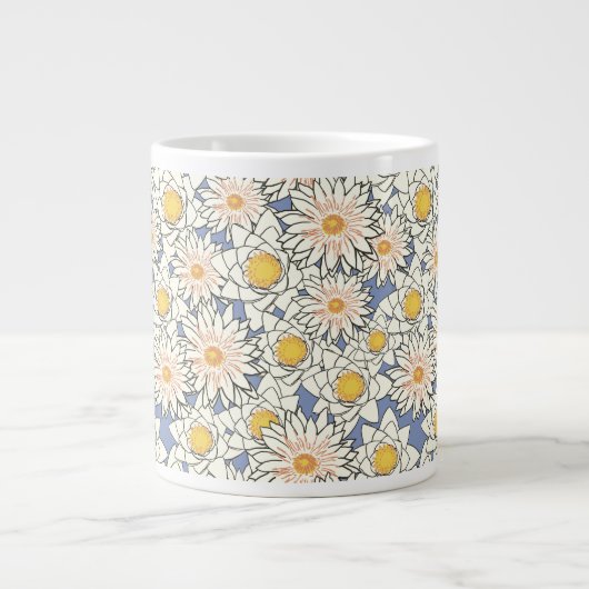 Seerosen-Kaffeetasse Jumbo-Tasse (Vorderseite)