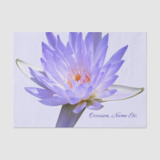Seerosen-Lavendel-Tissue-Papier-Geschenkverpackung Seidenpapier
