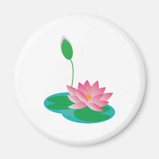 Seerosen Magnet (Vorne)