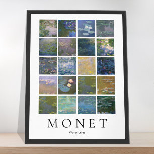 Seerosen Monet Poster