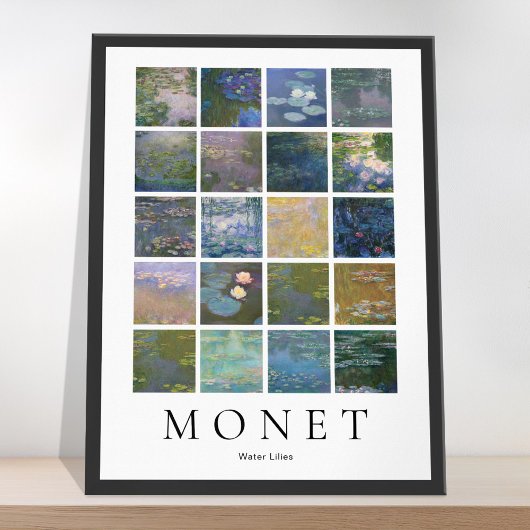 Seerosen Monet Poster