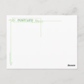 Seerosen Postkarte (Rückseite)