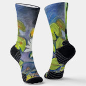 Seerosen-Socken in Blüte Socken (Gewinkelt)