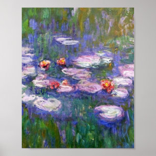 Seerosen von Claude Monet 1916 Poster