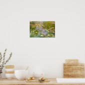 Seerosen von Claude Monet 1919 Poster (Küche)