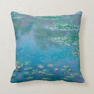 Seerosen von Claude Monet Fine Art Gemälde Kissen