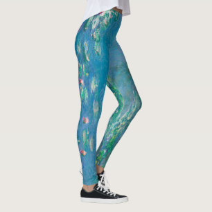 Seerosen von Claude Monet Fine Art Gemälde Leggings