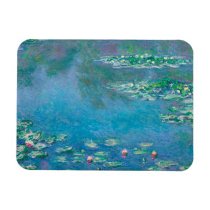 Seerosen von Claude Monet Fine Art Gemälde Magnet
