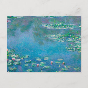 Seerosen von Claude Monet Fine Art Gemälde Postkarte