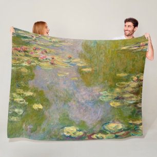 Seerosen von Claude Monet Fleecedecke