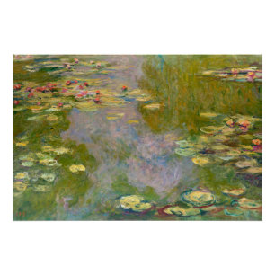 Seerosen von Claude Monet Poster