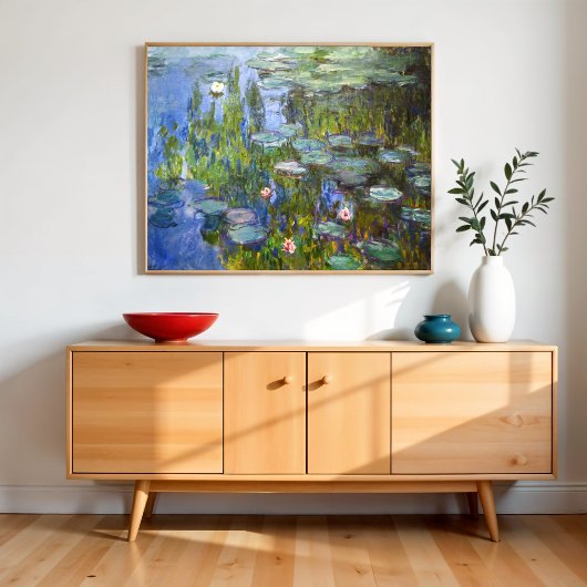 Seerosen von Claude Monet Poster