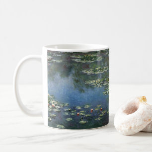 Seerosen von Claude Monet, Vintage Blumen Kaffeetasse