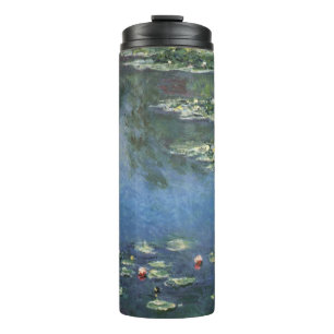 Seerosen von Claude Monet, Vintage Blumen Thermosbecher