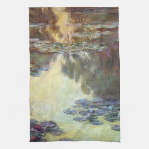Seerosen von Claude Monet, Vintage Fine Art Geschirrtuch
