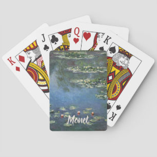 Seerosen von Claude Monet, Vintage Flowers Spielkarten
