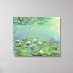 Seerosen von Claude Monet, Vintage Impressionismus Leinwanddruck