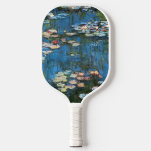 Seerosen von Claude Monet, Vintage Impressionismus Pickleball Schläger