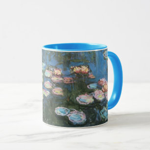 Seerosen von Claude Monet, Vintage-Impressionismus Tasse