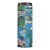 Seerosen von Claude Monet, Vintage Impressionismus Thermosbecher (Rückseite)