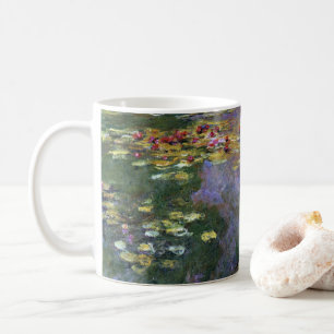Seerosen von Claude Monet, Vintage Natur Kunst Kaffeetasse