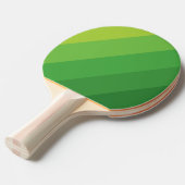 Seerosenblatt Grüne Fette Streifen Tischtennis Schläger (Vorderseite)