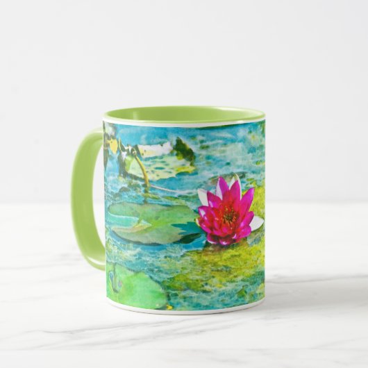 Seerosenblatt Tasse (Vorderseite Links)