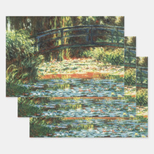 Seerosenbrücke von Claude Monet Geschenkpapier Set
