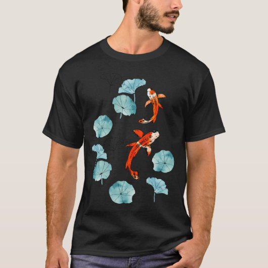 Seerosenkoi T-Shirt (Vorderseite)
